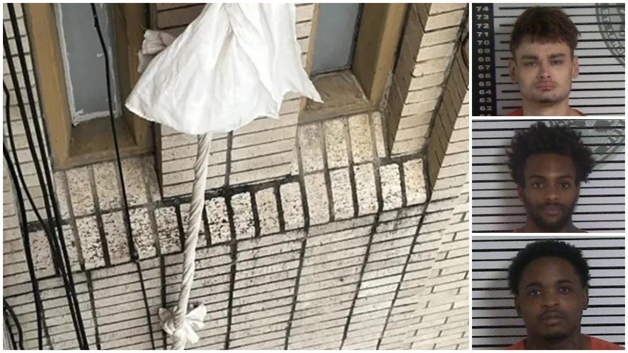 3囚犯鑿牆用床單越獄，過程如影集。(X)