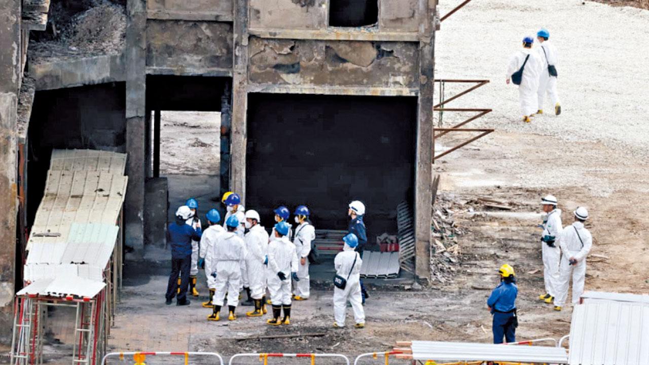 獨立委員會首到宏福苑視察 了解消防裝置等設備