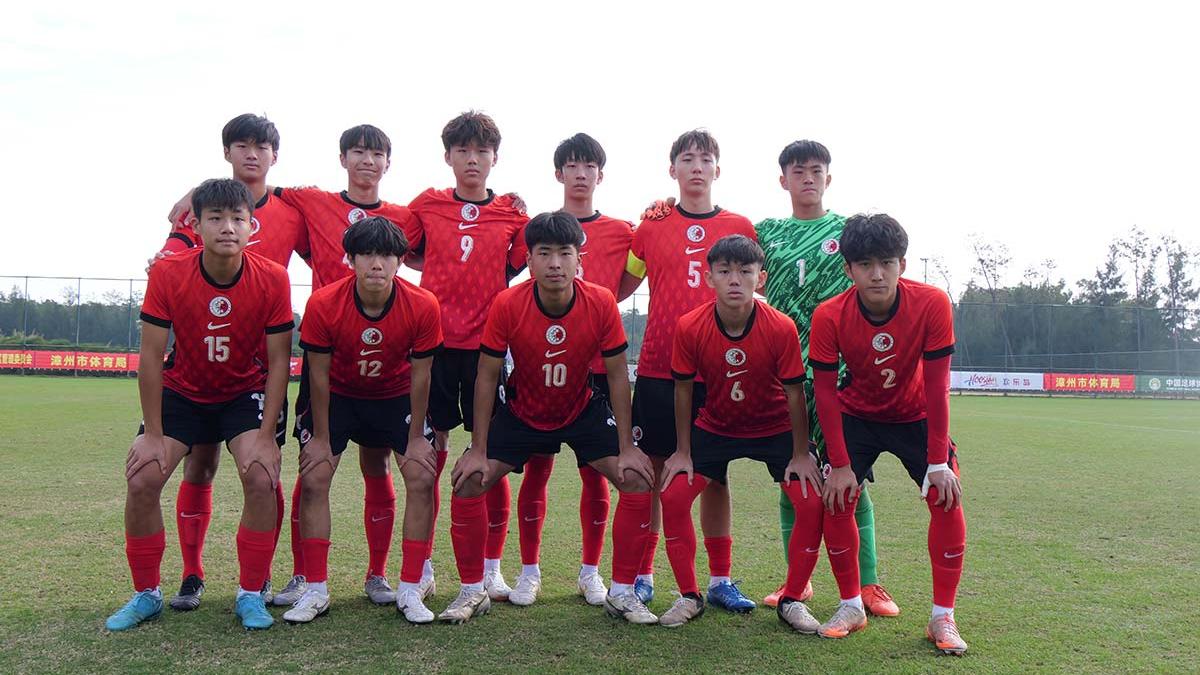 香港U15代表隊。(EAFF官網)