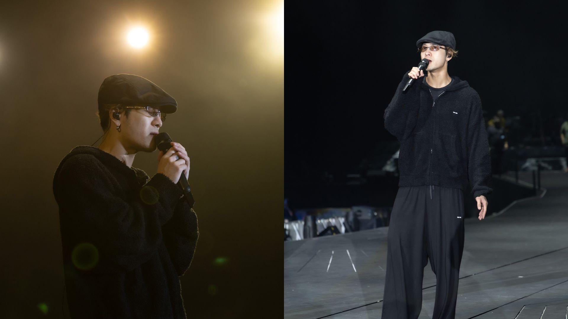 Jackson王嘉爾現身亞博撐姜濤 相隔6年再踏香港台板