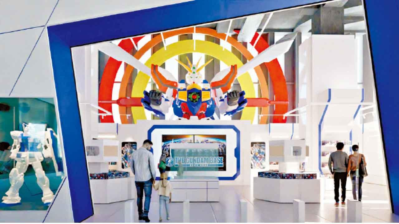 THE GUNDAM BASE旗艦店開幕  1:2神高達巨型半身立像現身