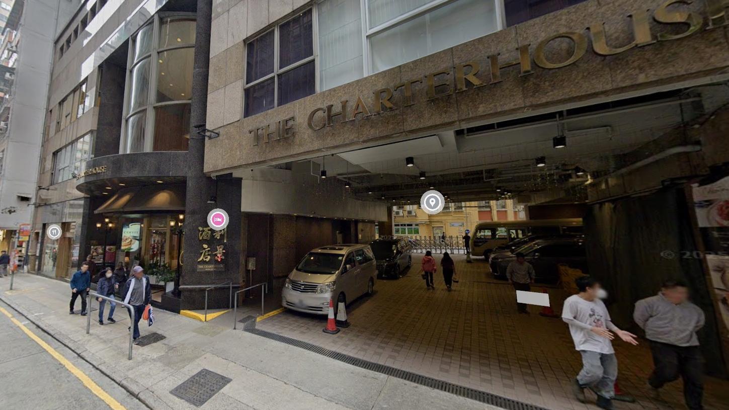 灣仔發生鎅手自殺案。（Google地圖截圖）