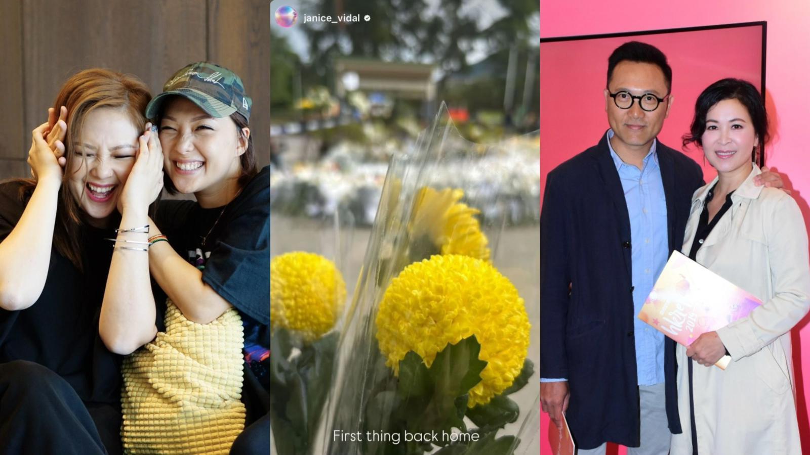 大埔宏福苑五級火｜衛蘭衛詩低調現身廣福休憩處悼念 蘇玉華孖老公獻花