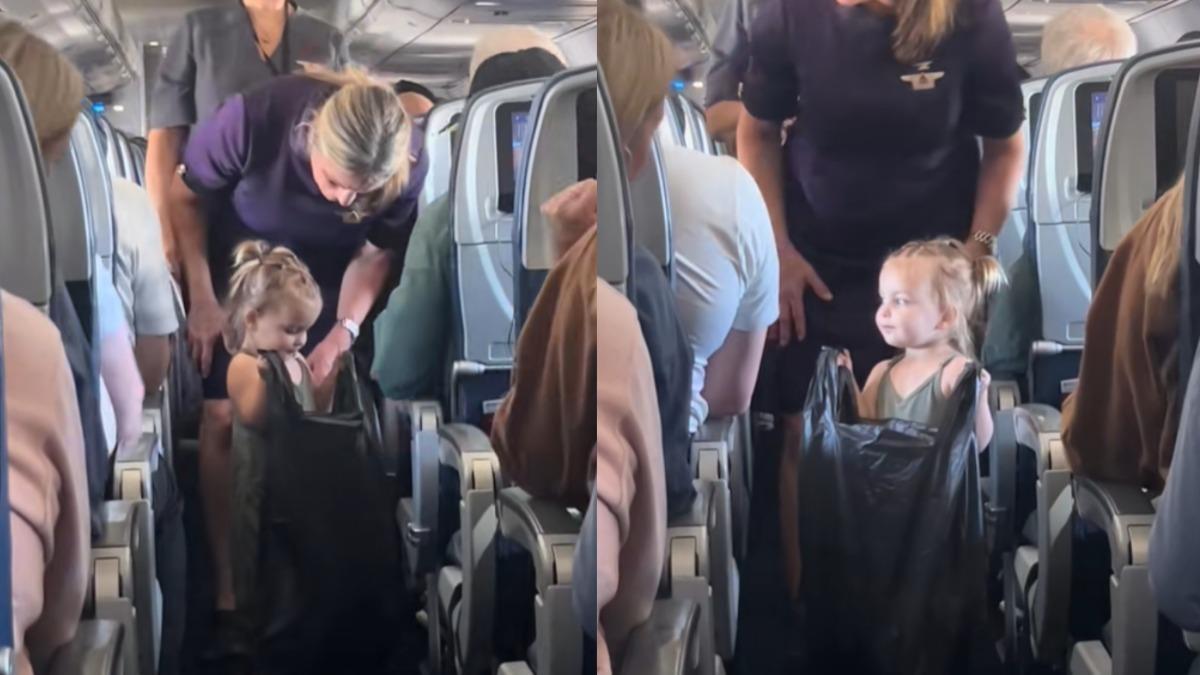搭飛機2歲女童坐不定 空姐邀當「小助手」聰明化解