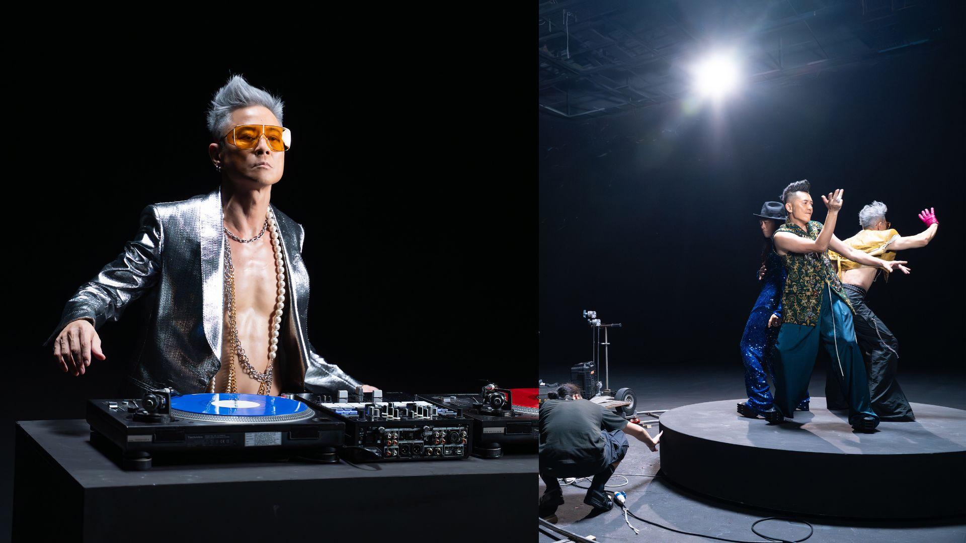 草蜢新歌《老的辣》拍MV腹肌放題 蔡一傑化身「DJ Remus」重出江湖