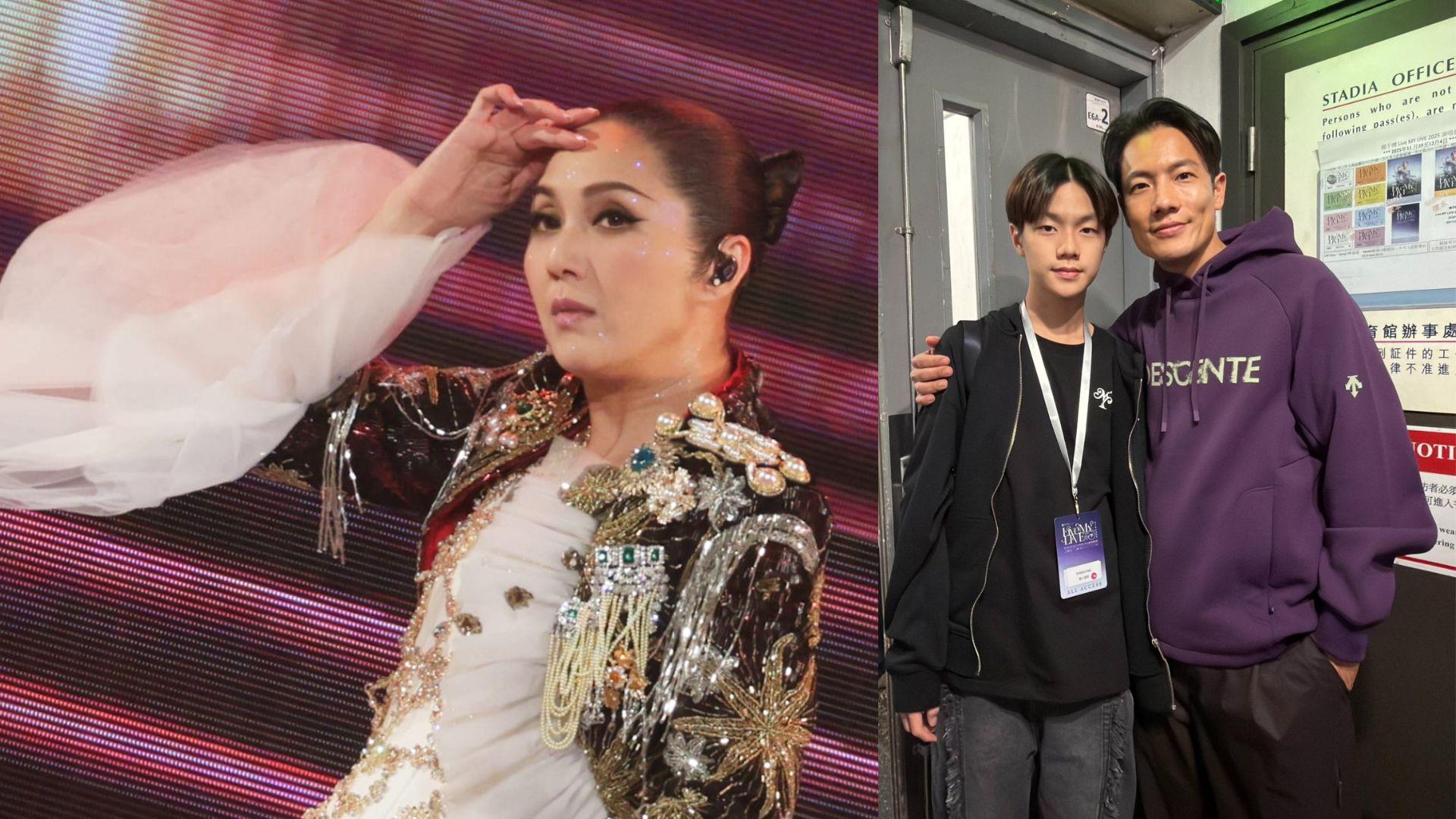 楊千嬅演唱會｜丁子高帶囝囝Torres捧場 千嬅唱足42首作品破自己紀錄