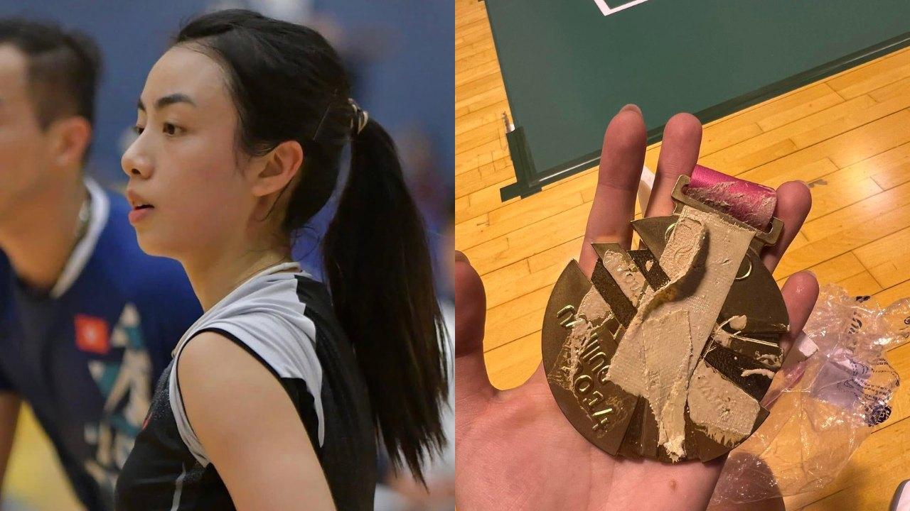 吳芷柔借青奧金牌予體院展覽　歸還竟滿布膠紙痕斥「好過份」