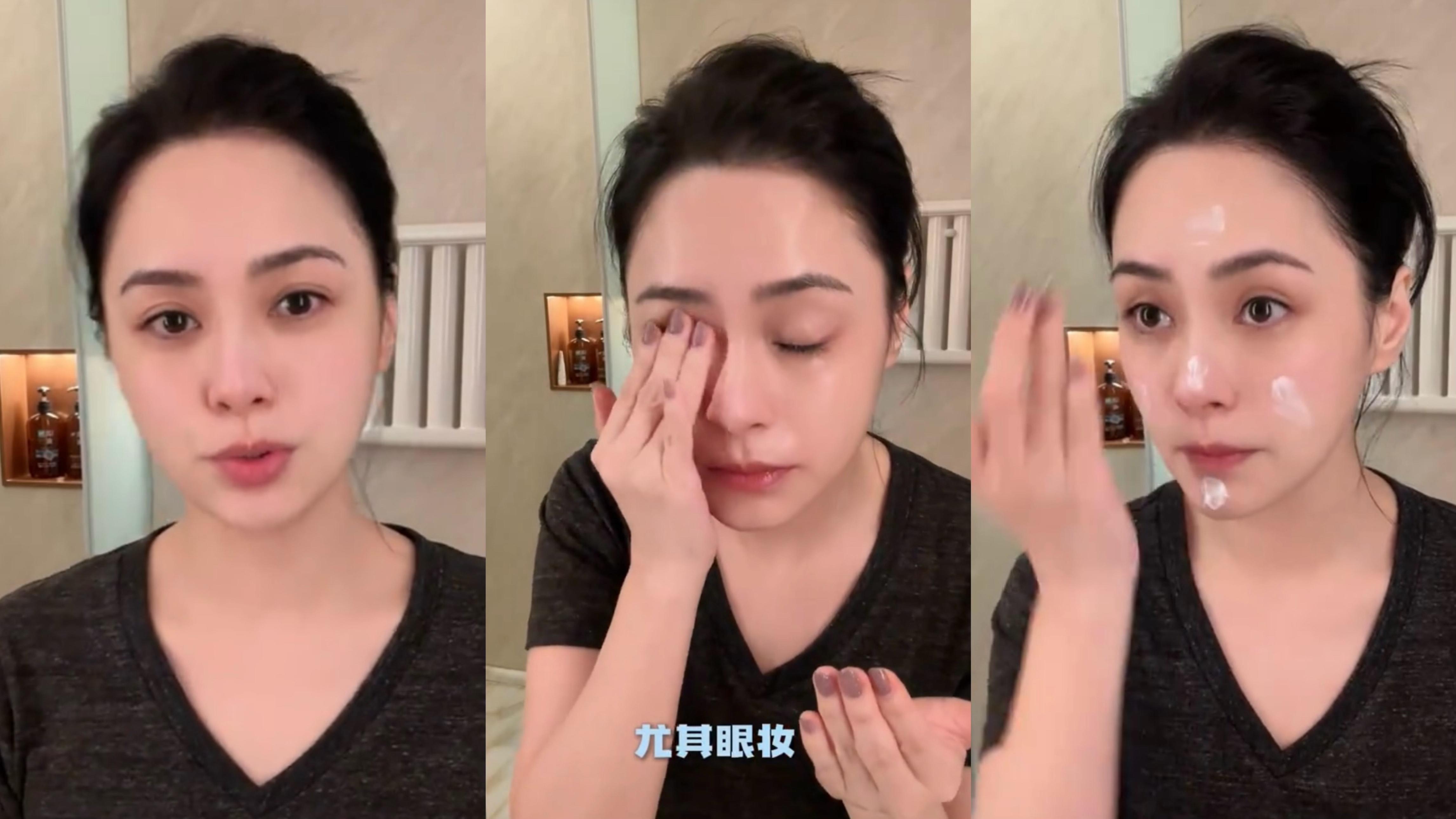 鍾欣潼公開卸妝素顏狀態 網民讚嘆妝前妝後零差別