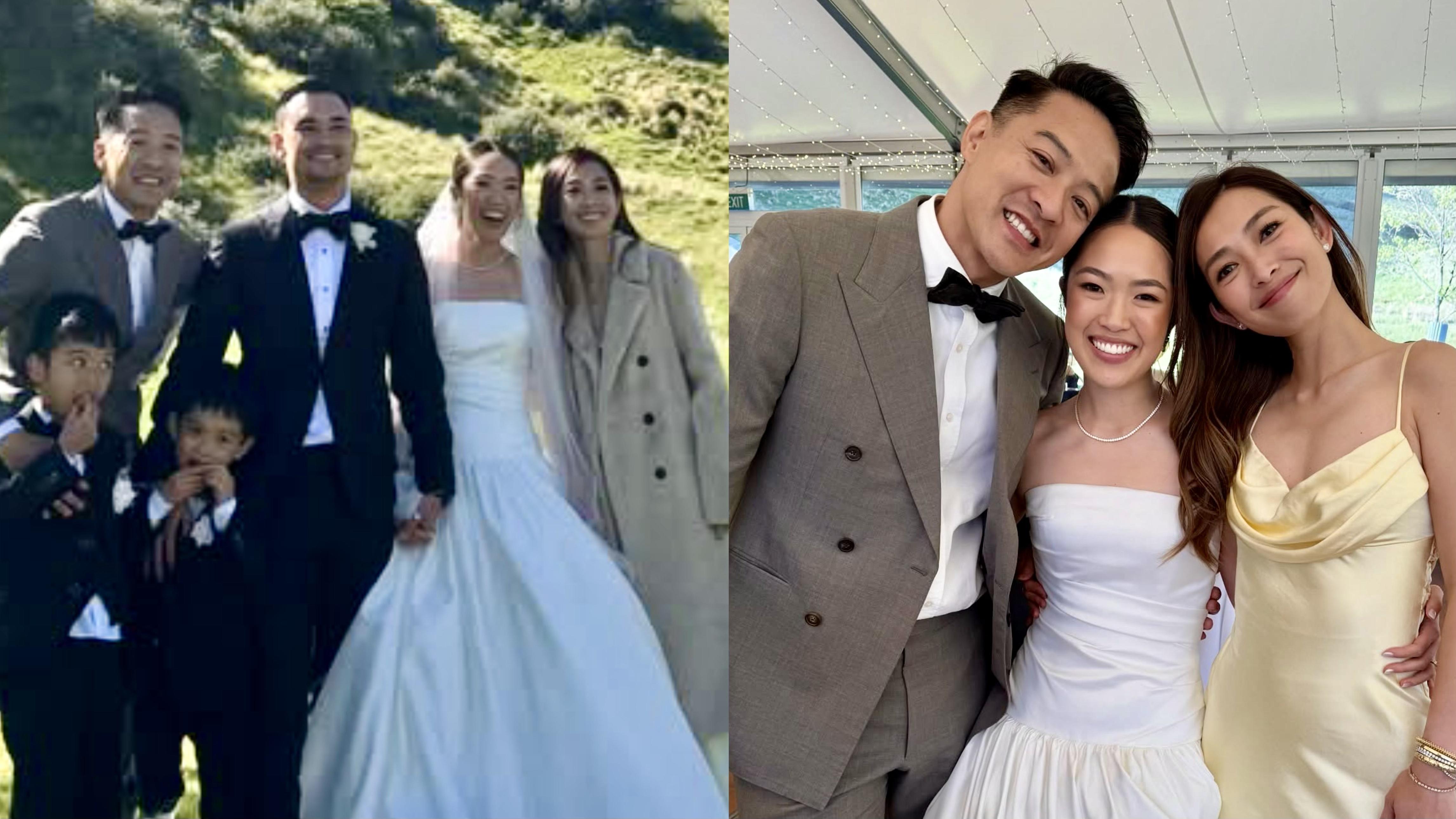 宋熙年舉家赴新西蘭 見證餅印妹妹舉行夢幻婚禮