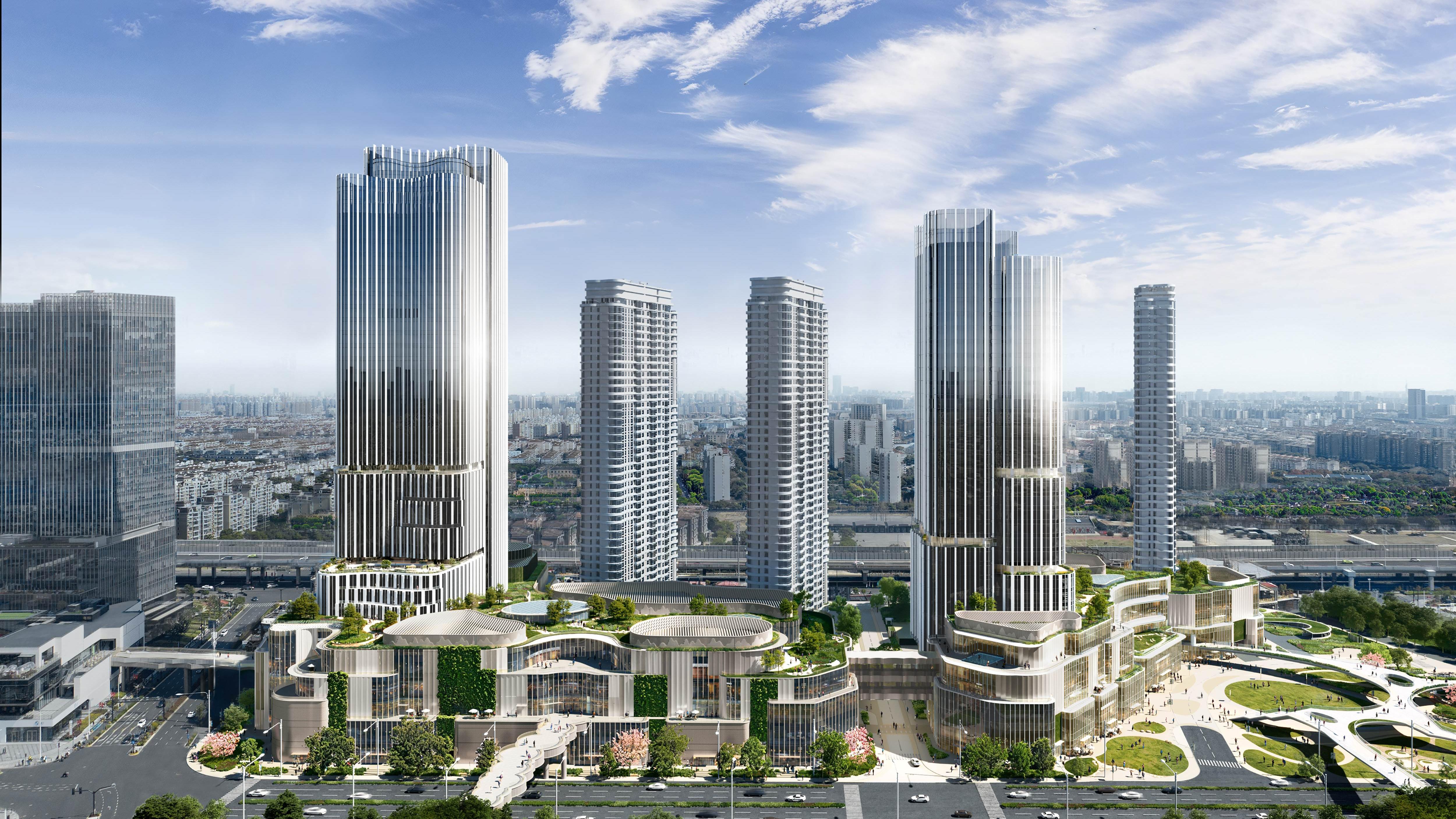 上海前灘廣場甲級辦公樓正式預租 預計2026年年底落成