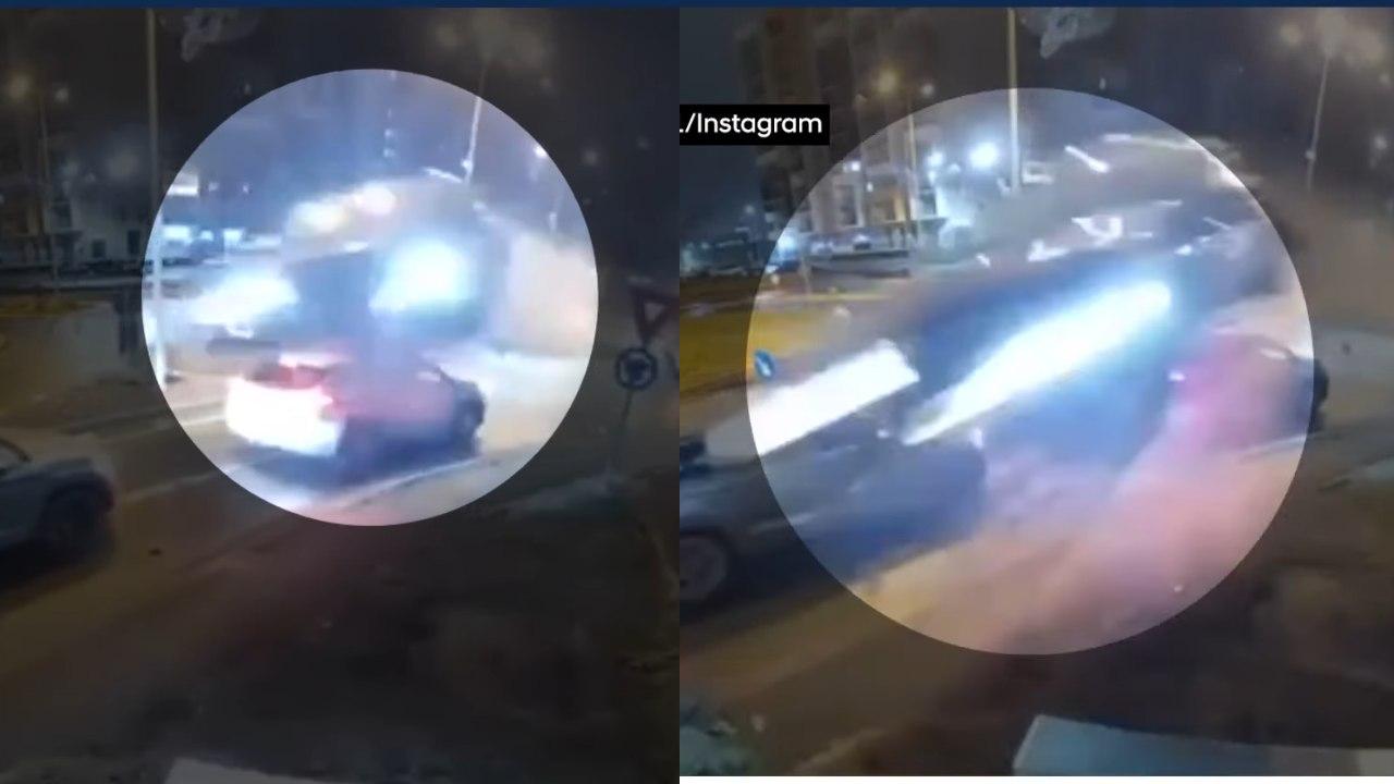 司機疑糖尿病發釀離奇車禍 汽車飛越車陣宛如火箭（有片）