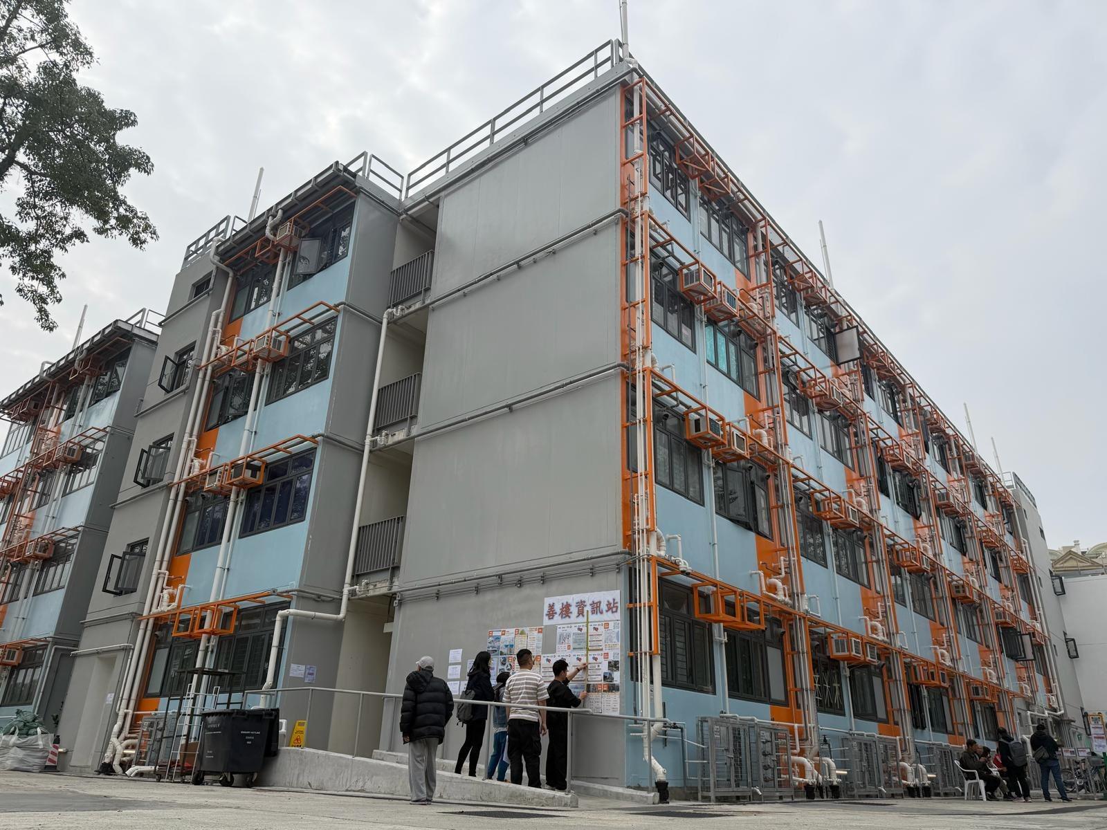 善導會總幹事指機構從未打算將傢電「落袋」，災民全搬走後會捐出。(善導會Facebook)