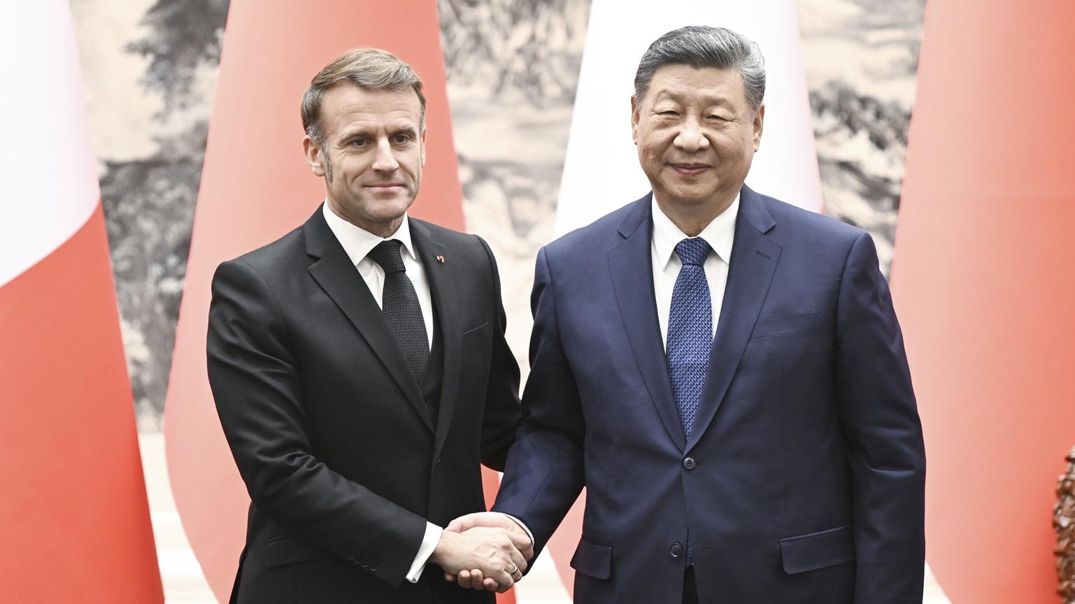 接見訪華馬克龍 習近平︰中法應踐行多邊主義 提四大方面工作