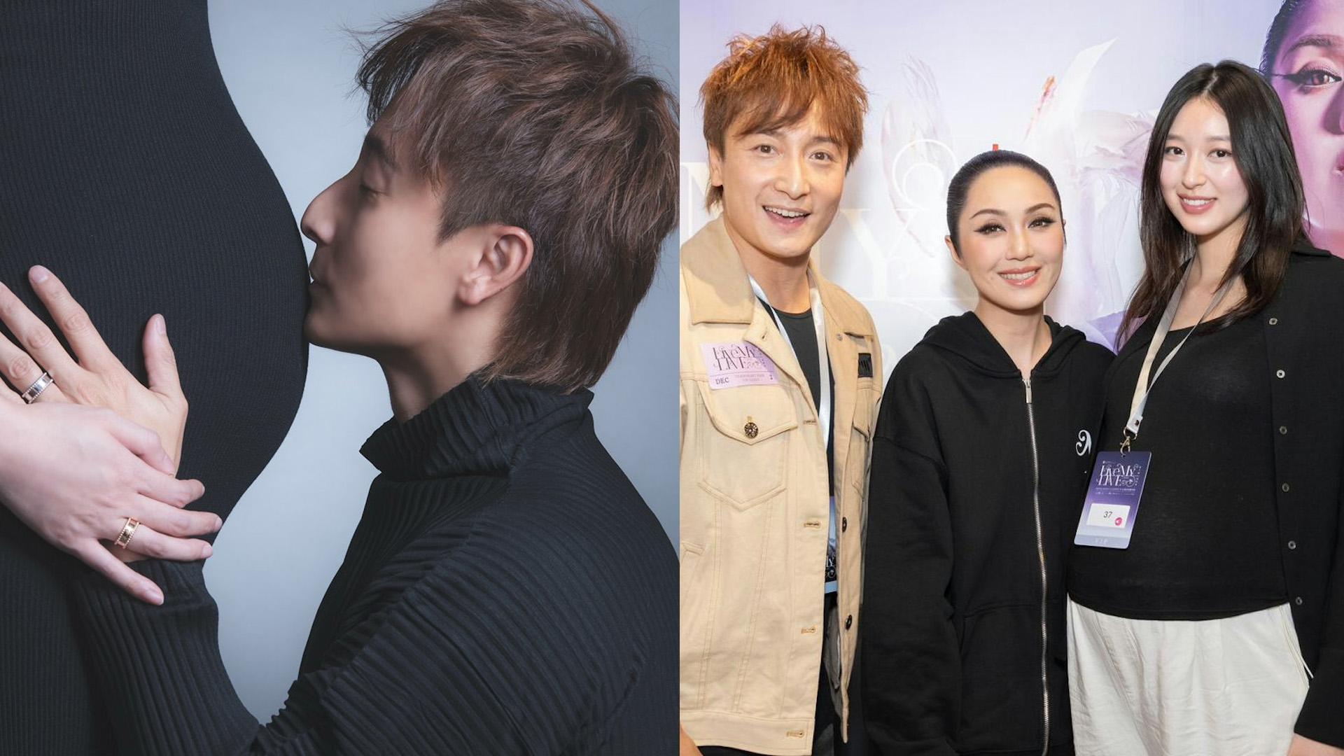 方力申B女即將出世 錫葉萱肚皮大晒閃彈 