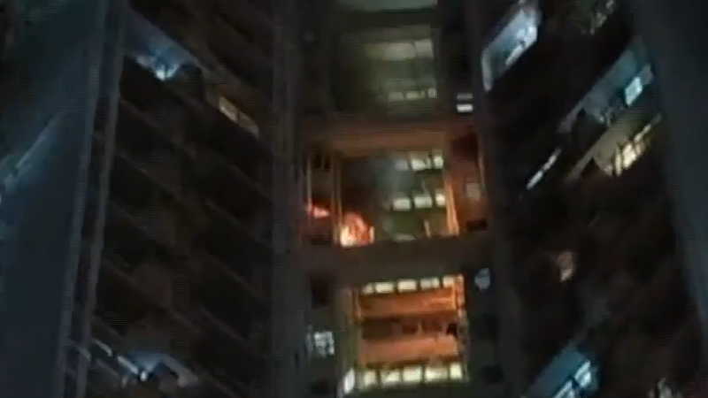 天水圍天澤邨單位起火男戶主燒傷送院 火警原因有可疑列縱火調查