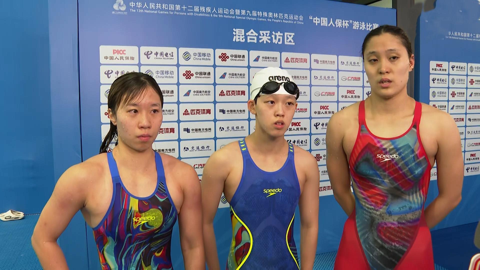 殘特奧會｜劉肖儀（中）游出香港殘運會首金 乒乓XD14混雙奪金