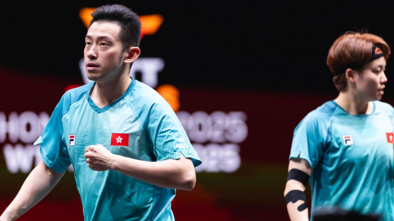 黃鎮廷和杜凱琹（WTT網站資料圖片）