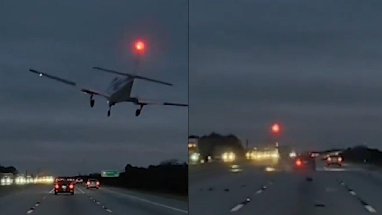 美國小型飛機墮公路撞汽車　機師及乘客奇蹟無受傷（有片）