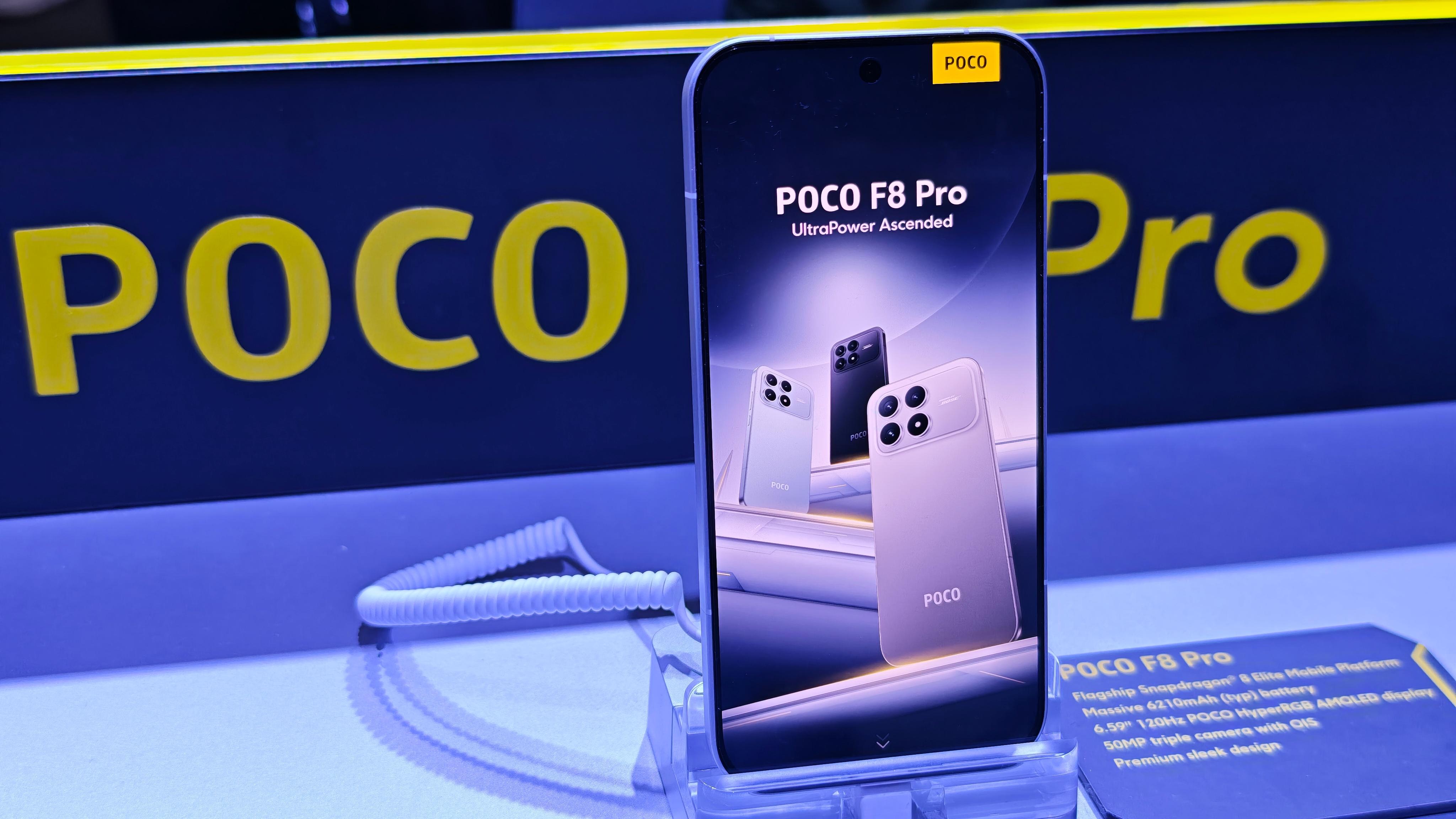 小米POCO F8 Pro性價比之選　中階價錢旗艦級屏幕音質