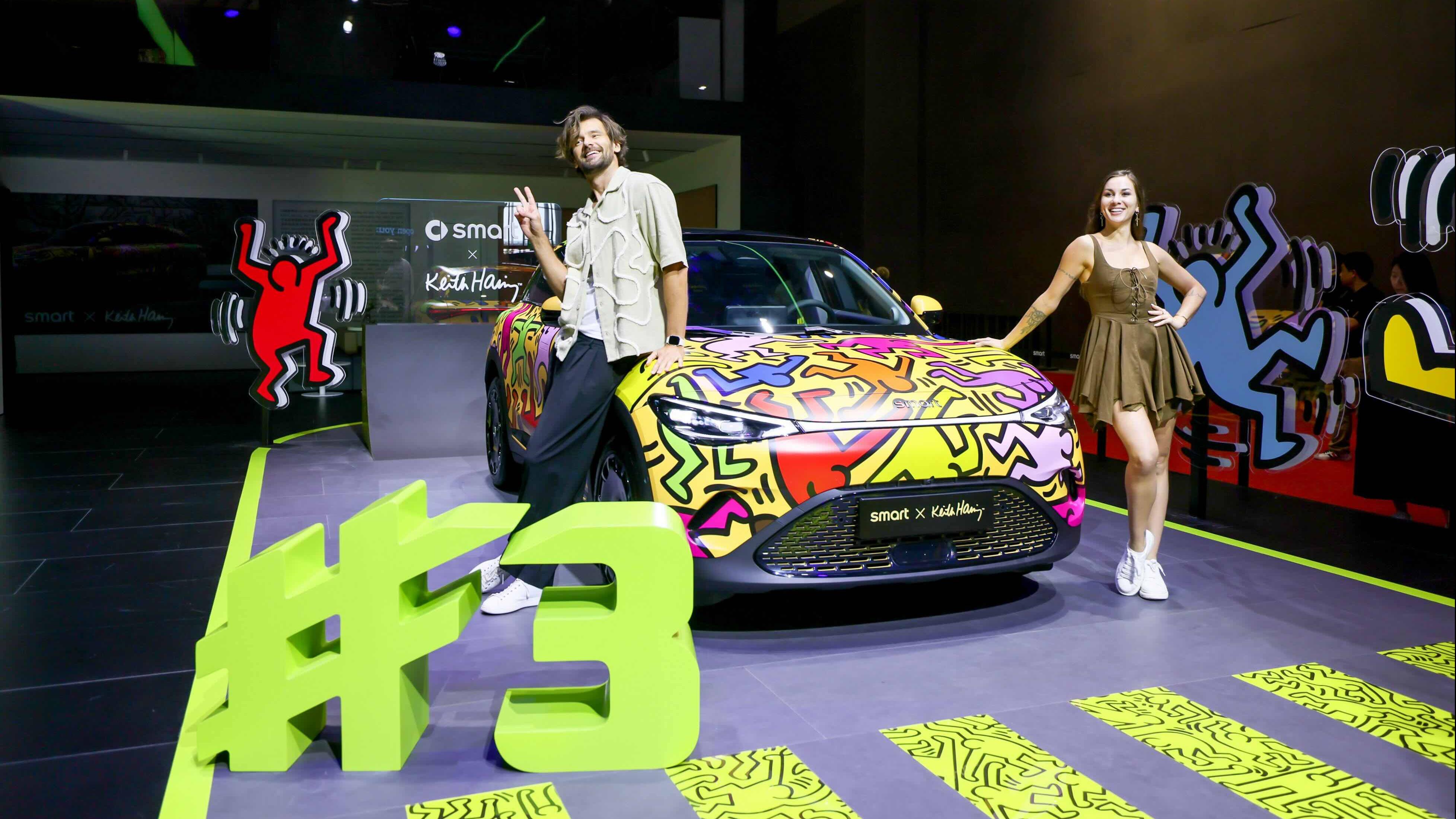 smart銅鑼灣旗艦店化身為藝術市集　首展smart #3聯乘Keith Haring