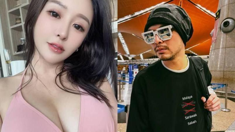 大馬歌手黃明志（右）捲入謝侑芯猝死案。（圖／翻攝黃明志、謝侑芯 FB）