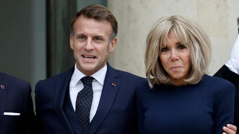 散布法國第一夫人「變性謠言」，10人網路欺凌罪成最高囚6個月。(2025年10月8日。Reuters)