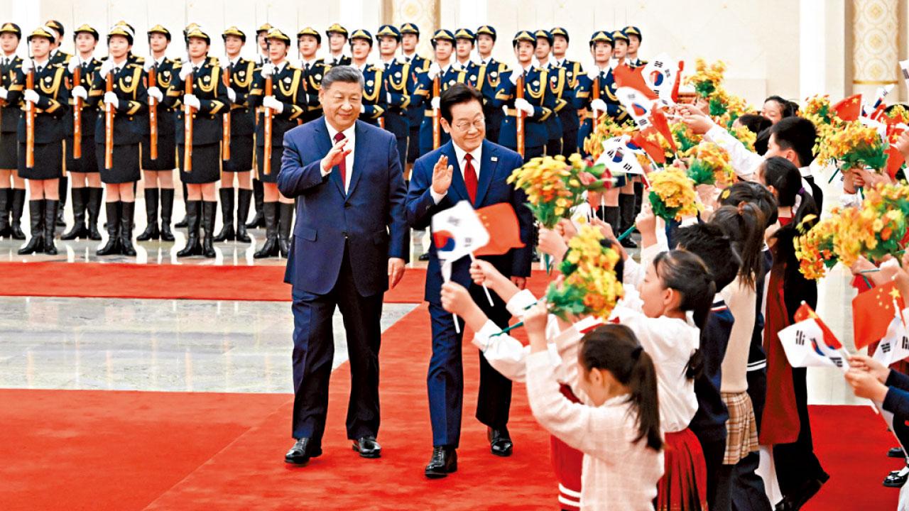 分別接見李在明及愛爾蘭總理 習近平︰大國應帶頭遵守國際法