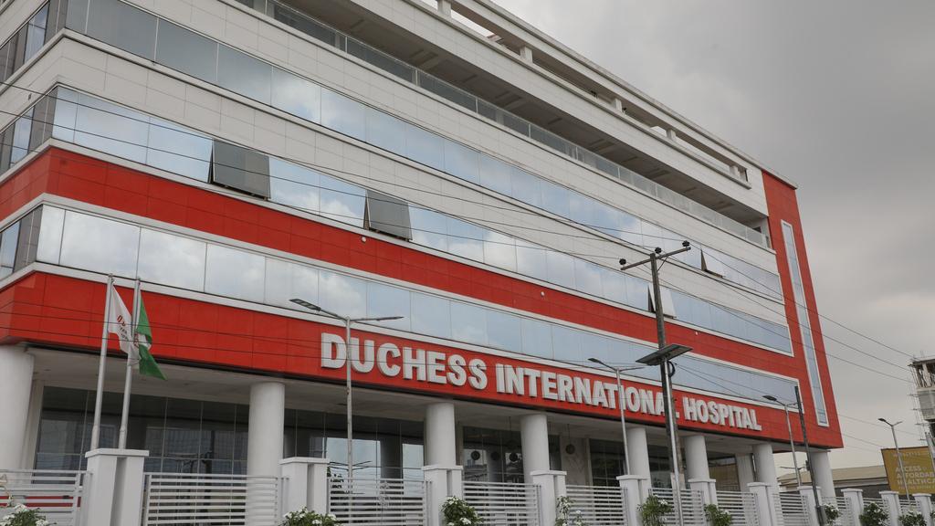 約書亞在尼日利亞入住的醫院。(美聯社)