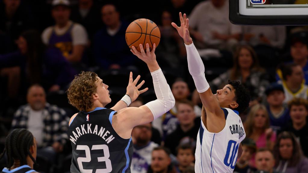 爵士的麥簡倫攻入33分，帶領球隊116:114贏獨行俠。(美聯社)