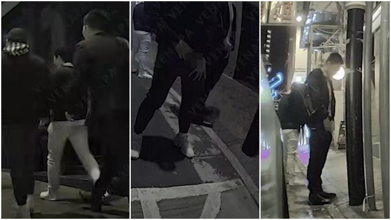 尖沙咀2男當街小便　完事後登上林寶堅尼