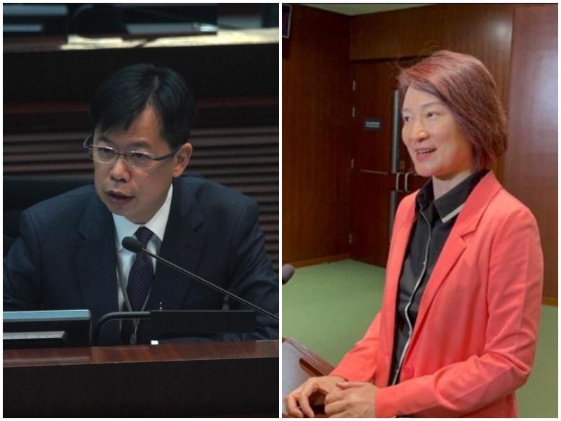 李慧琼陳振英角逐立法會主席，1.8投票。(資料圖片)