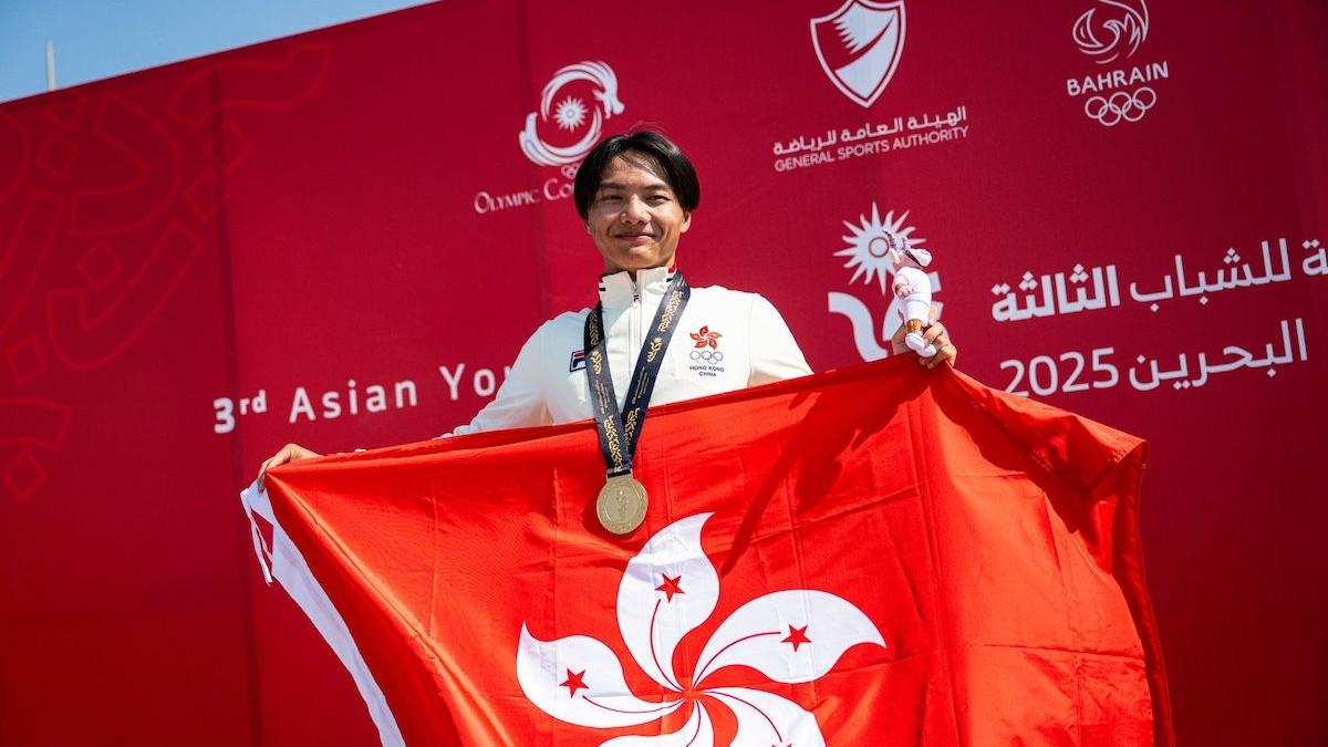 亞洲青年運動會｜香港隊第8金！李昀俊個人公路賽封王