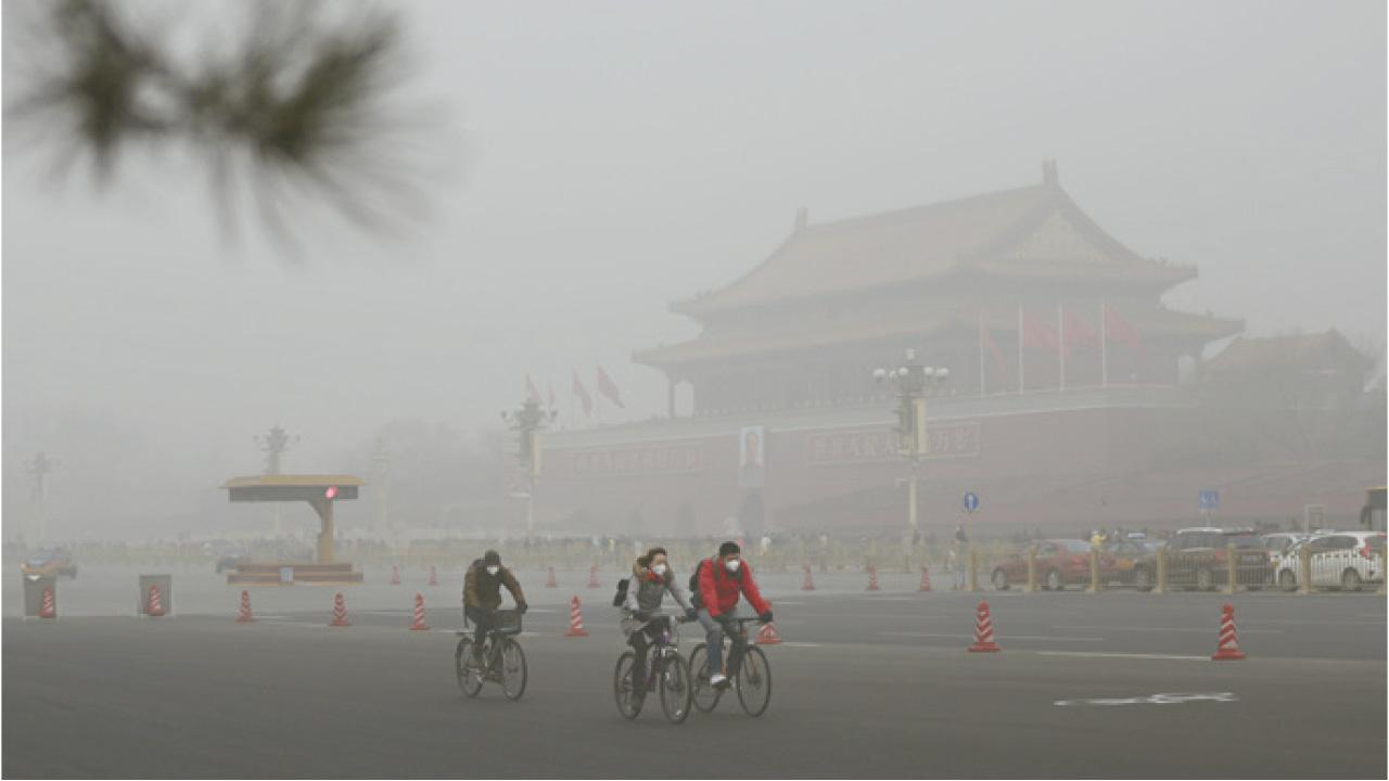 十面霾伏 污染惡化 吞沒京城