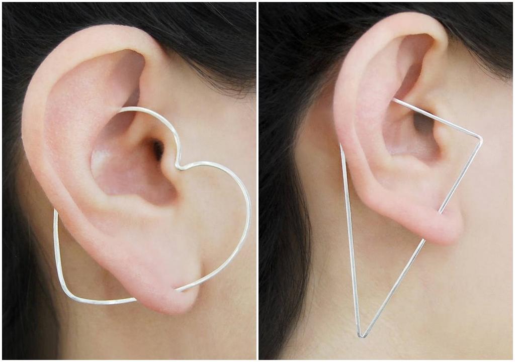 你敢唔敢戴？ 幾何狀前衛耳環