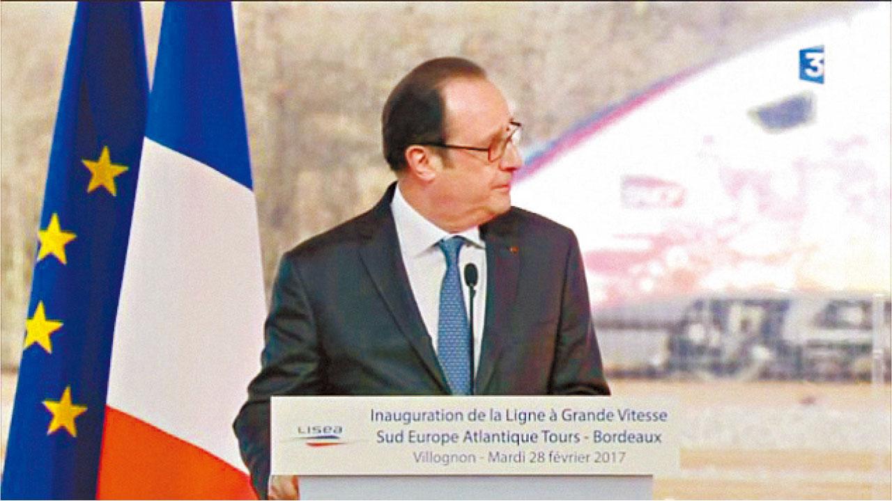 奧朗德演說傳槍聲 法狙擊手走火射傷兩人