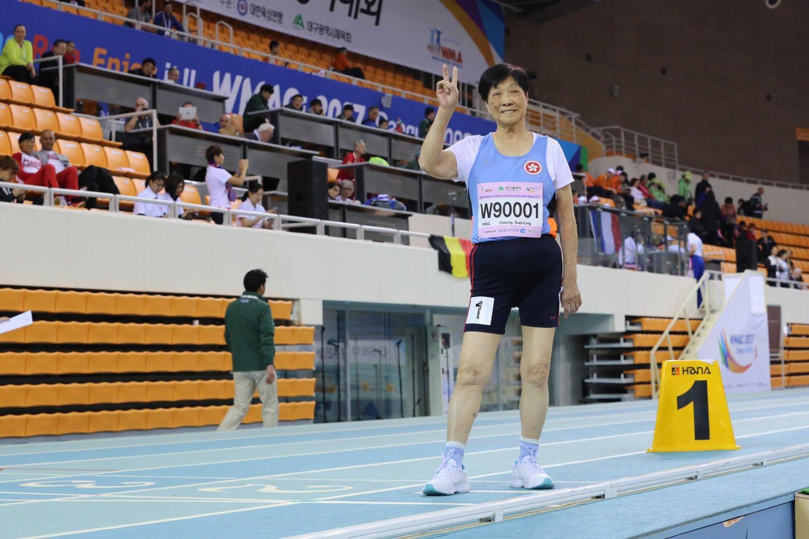 93歲張雪玲為港奪第二金