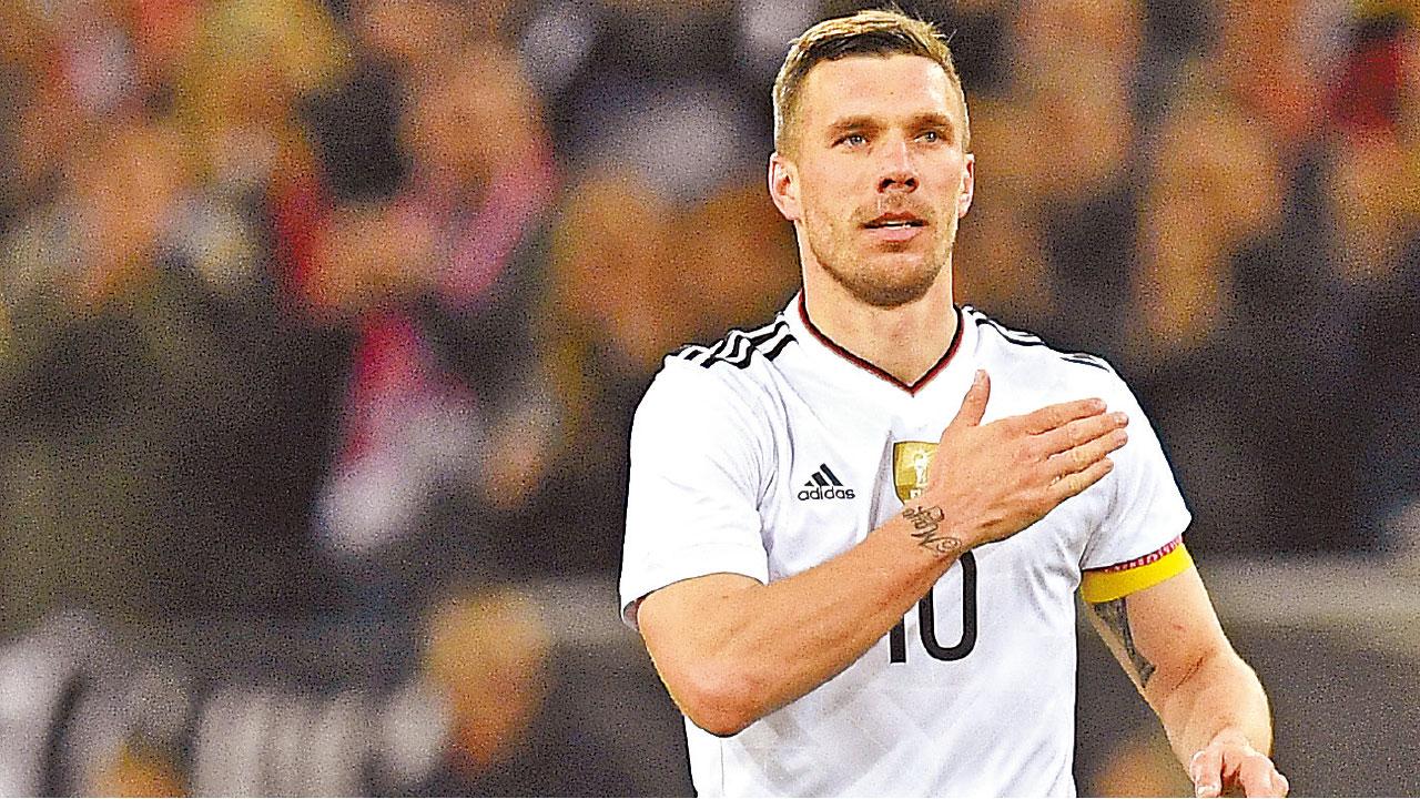 為德國射垮英軍 普多斯基入世界波完美告別