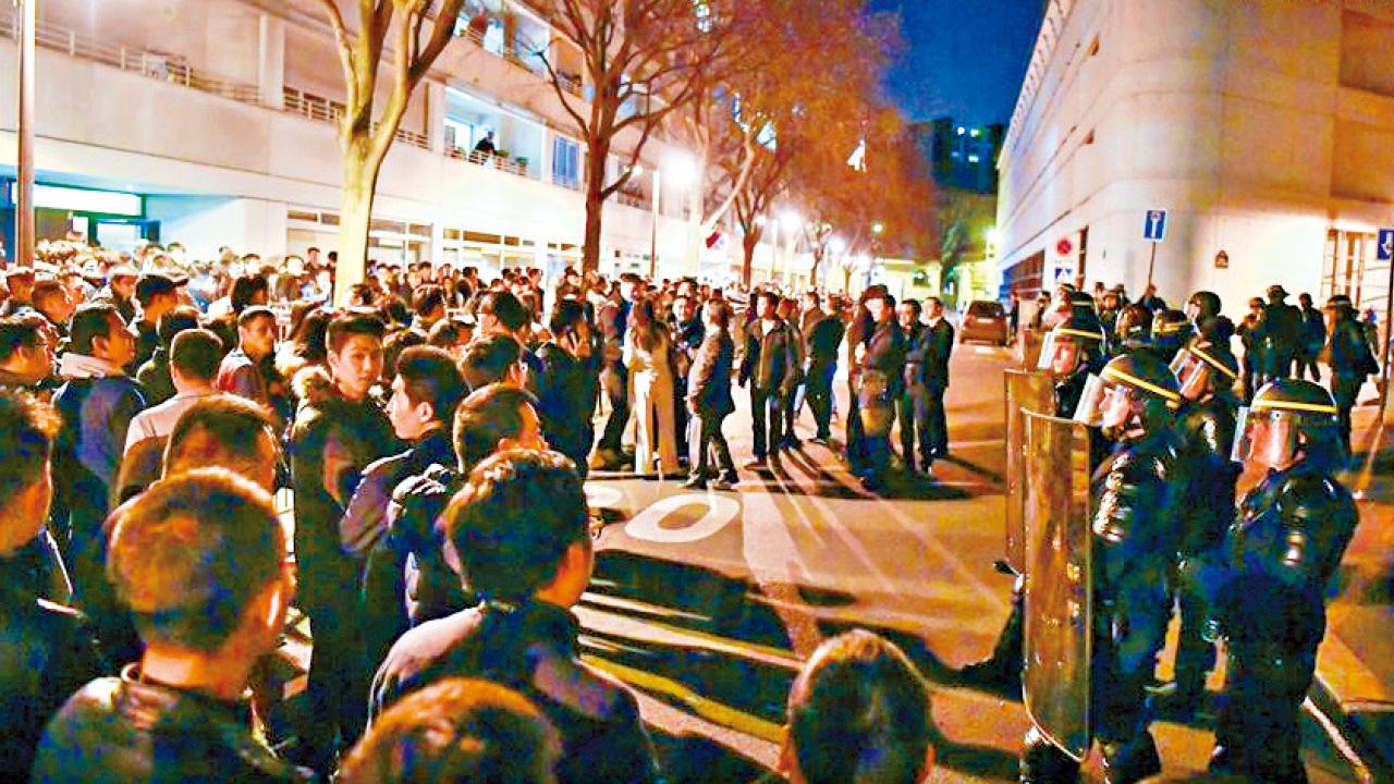 手持剪刀 女兒：警破門即開槍  巴黎華裔父被警轟殺爆騷亂