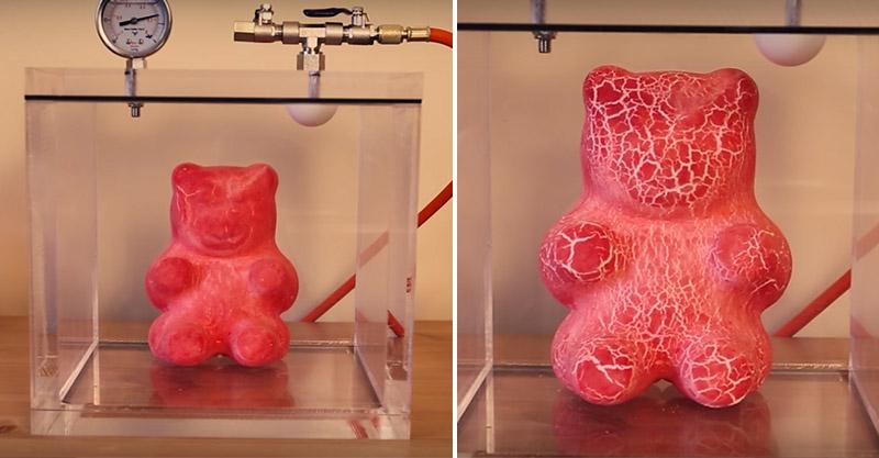 抽真空令熊仔糖變怪獸？ (有片)