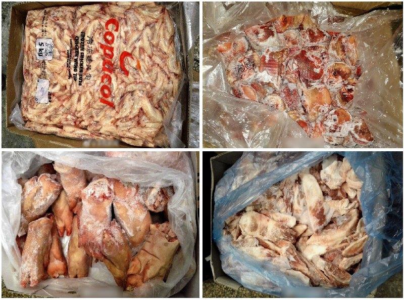 深圳截630噸走私凍肉 部分來自巴西