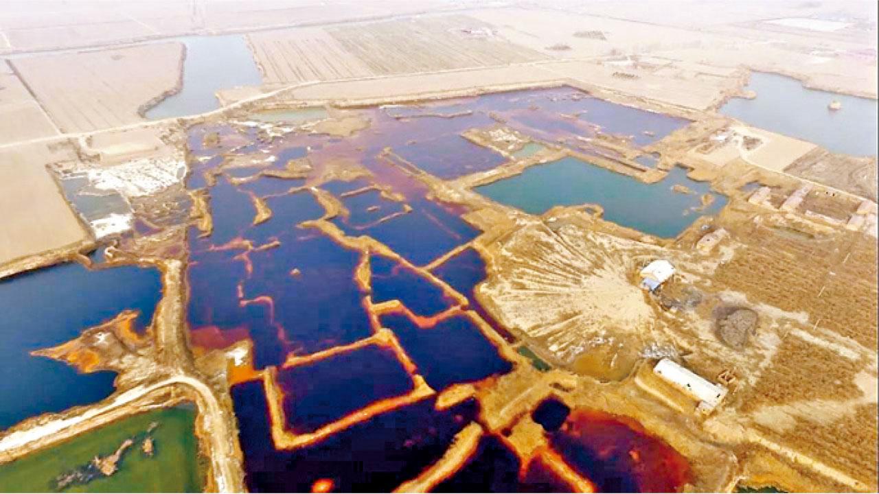 近雄安新區 恐污染水源 津冀現超大污水坑