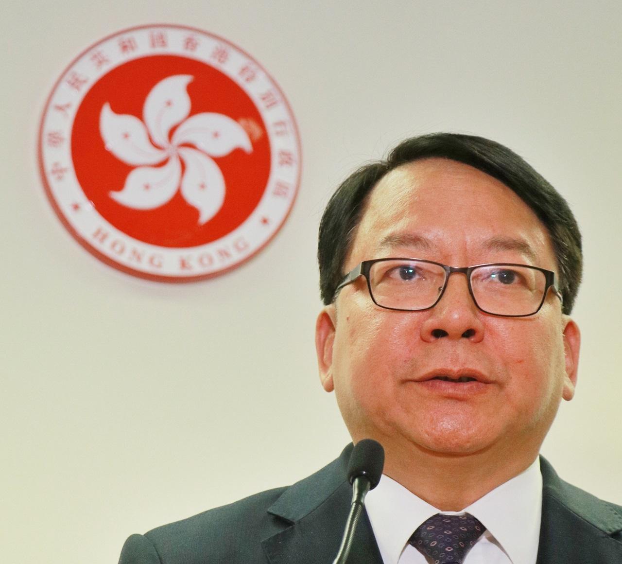 國務院任命陳國基為香港維護國安全委員會秘書長