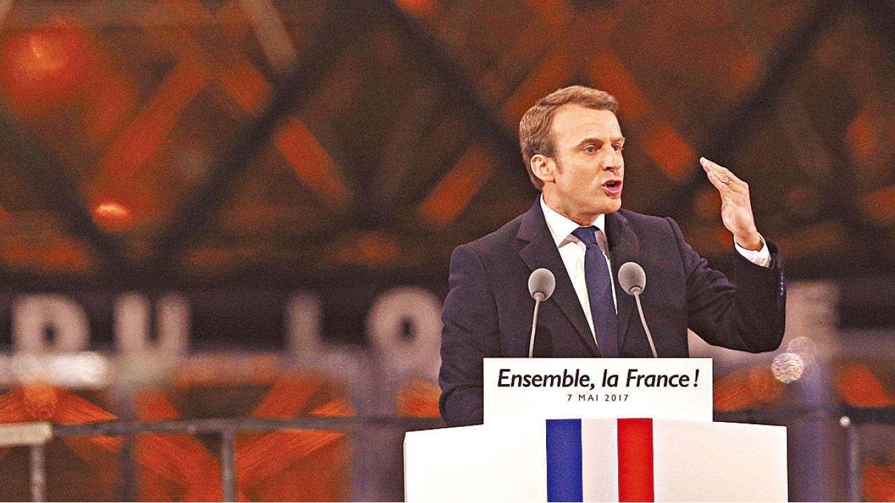 66%得票奪總統寶座  馬克龍：法國贏了