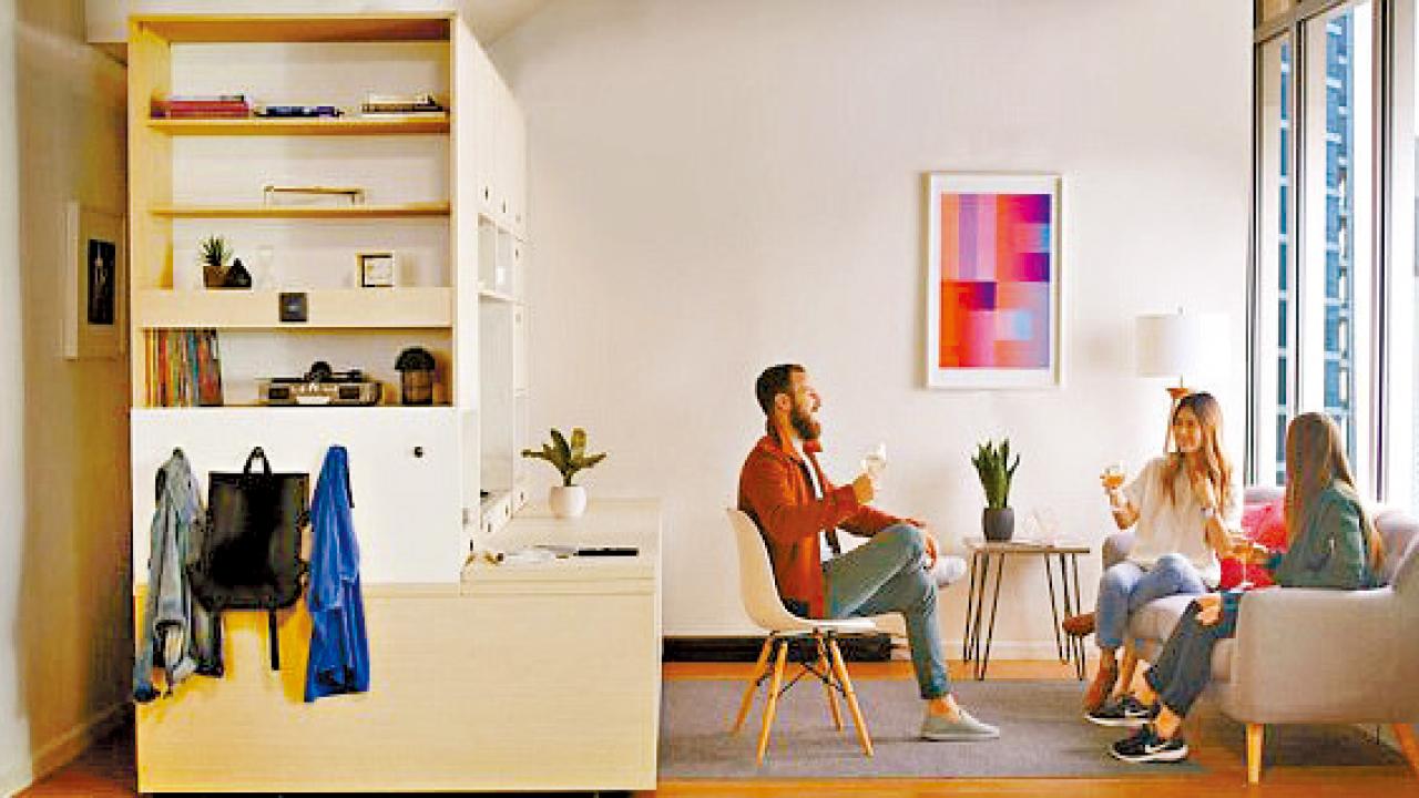 按掣伸縮 風行全美  變形家具擴闊豆腐膶