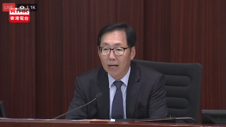 4議員高叫口號拒絕離開會議廳  陳健波宣布休會