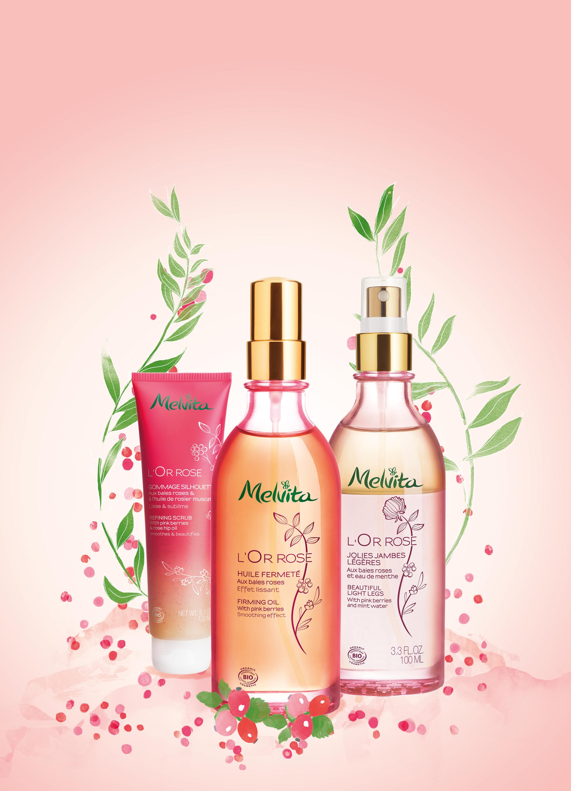 Melvita 全新L'Or Rose有機粉紅胡椒塑身系列優惠