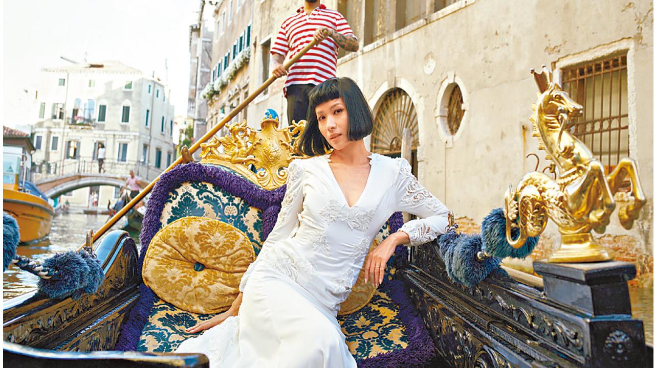 黃泆潼晒性感婚照