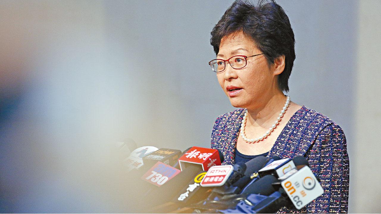 反駁與教育界「開戰」說法  林鄭力撐蔡若蓮