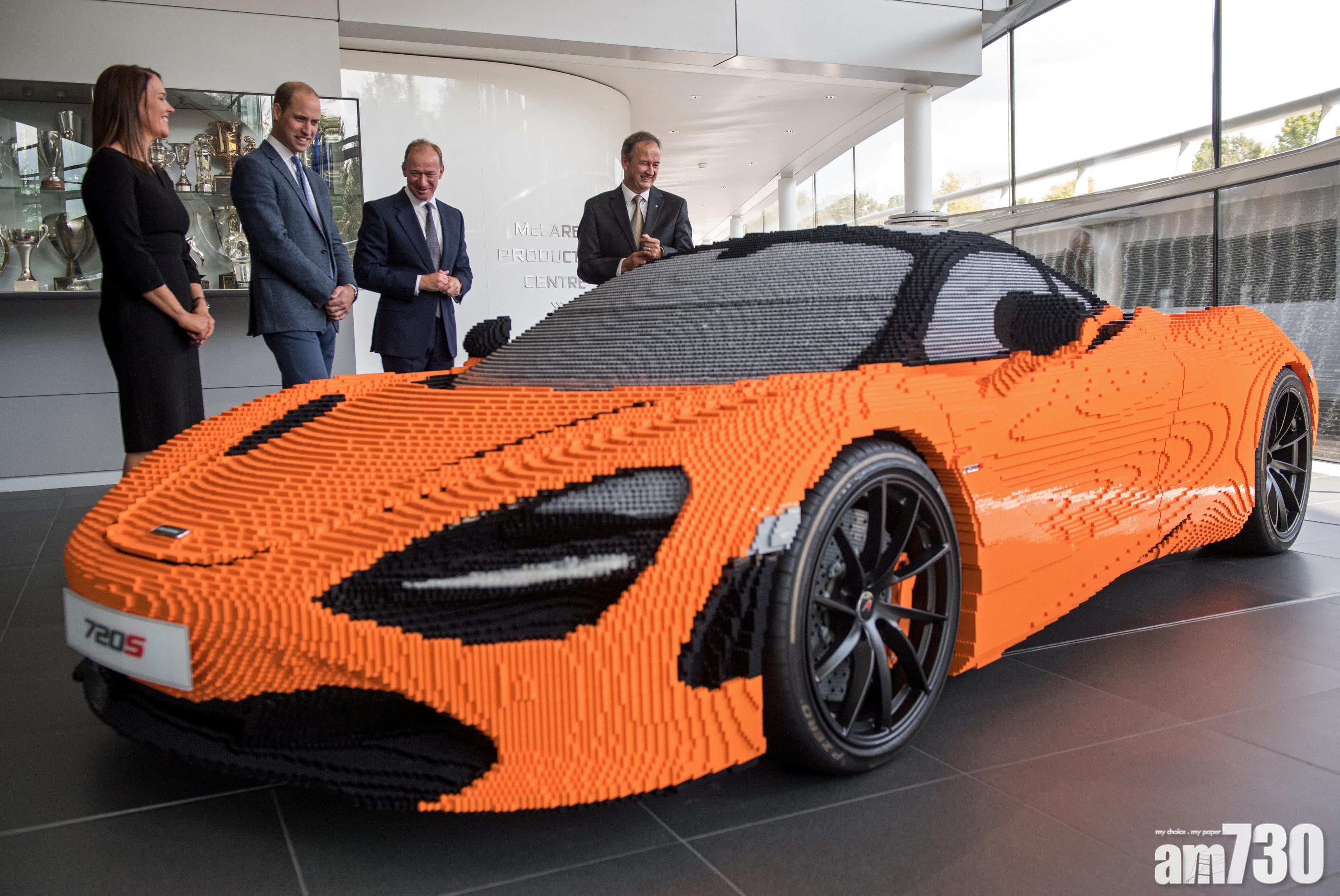 見到積木跑車 慈父威廉：仔仔實好鍾意