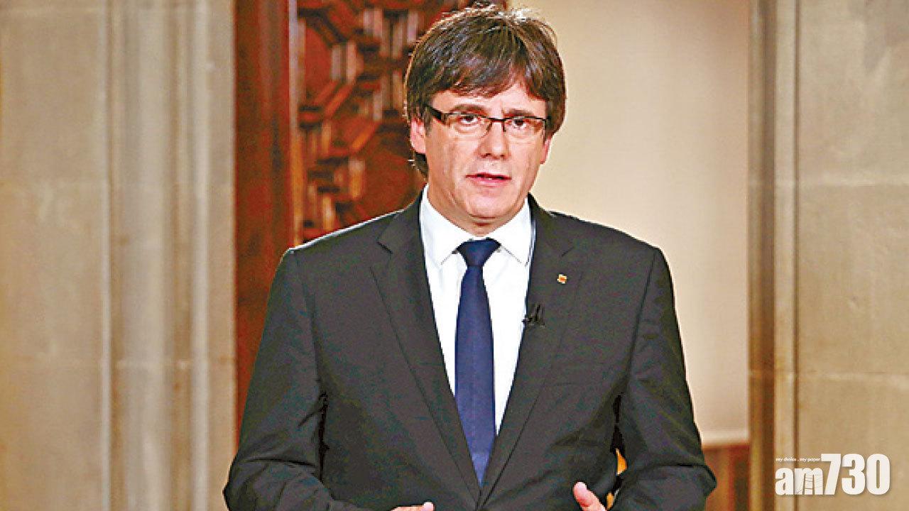 或周一獨立  加泰羅尼亞領袖︰不怕被捕